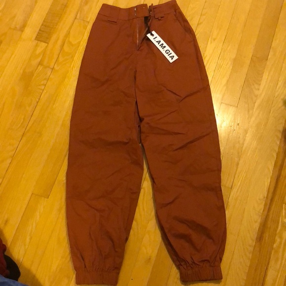 I AM GIA rust colored Cobain Cargo Pants - Picture 1 of 3